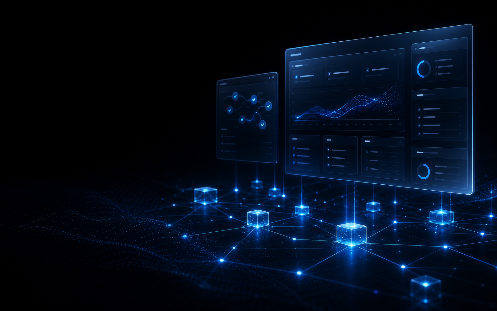 Dark SaaS infrastructure mesh