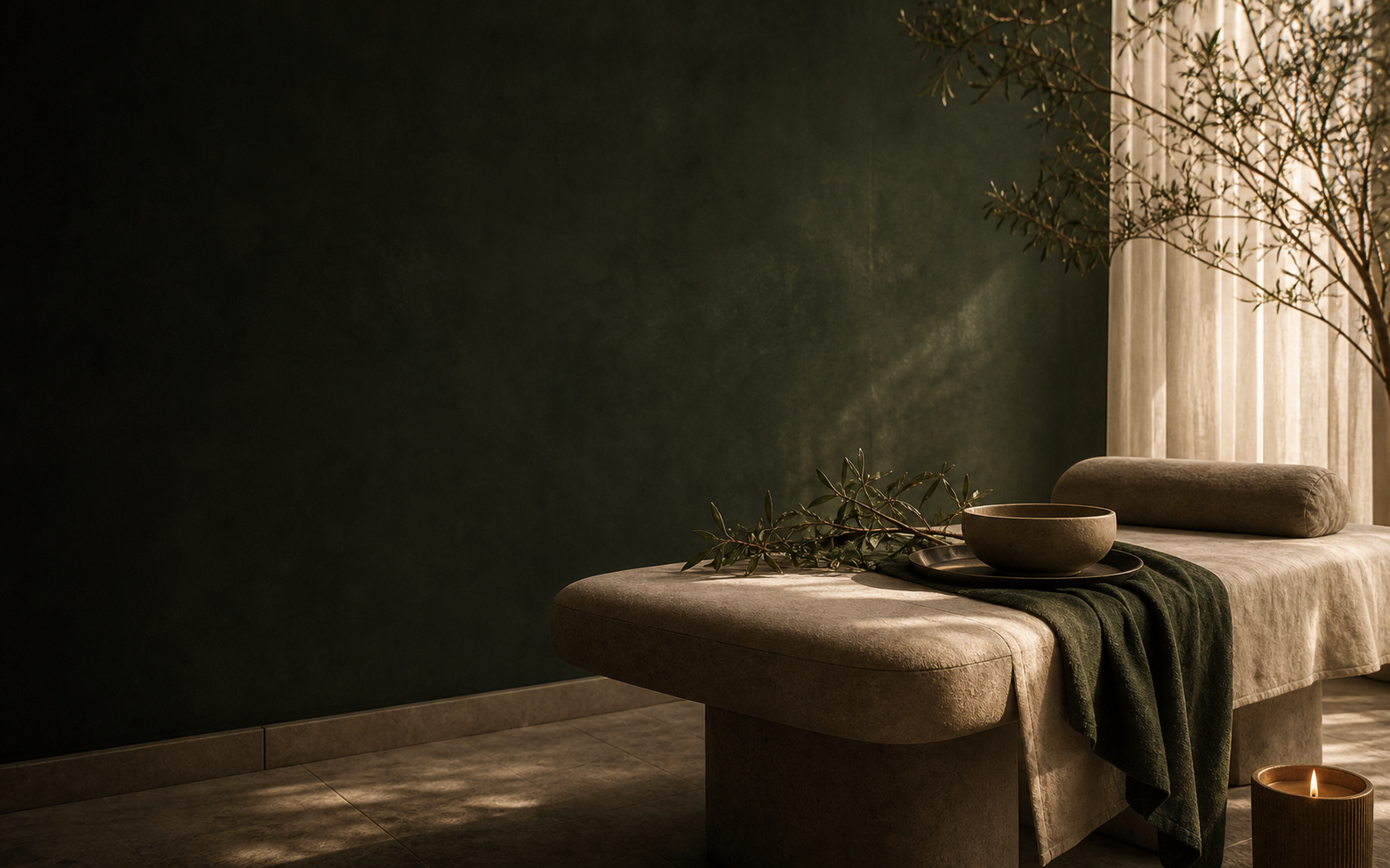 Private wellness ritual room